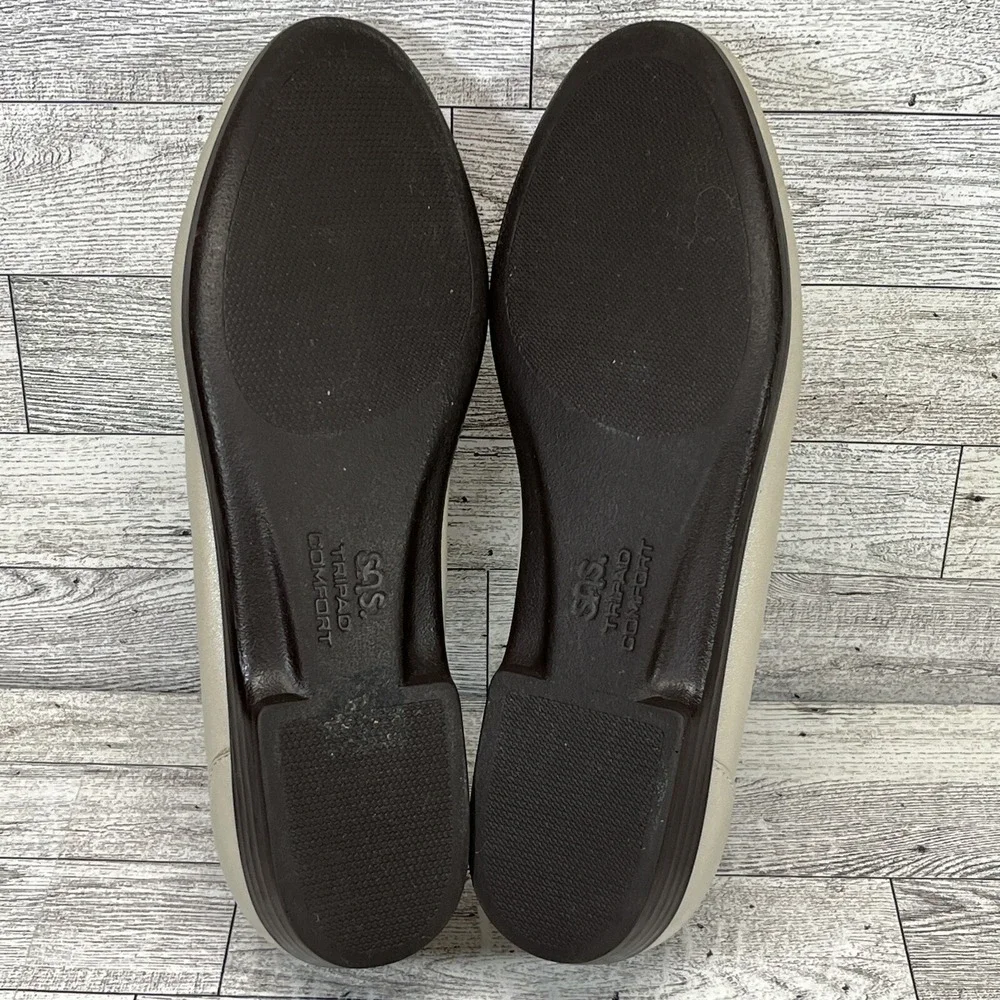 SAS Tripad Comfort Simplify Slip On Loafer‎ Pearl Bone Ivory Women Size 9N